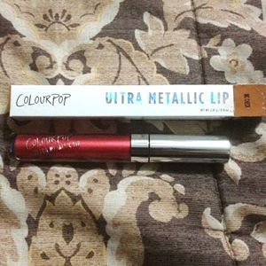 Colourpop metallic lip in shade mic check